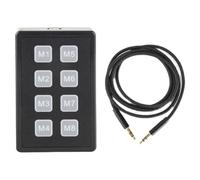 LatoYard Tastiera esterna per radio ICOM IC-705 IC-7300 IC-7610 IC-9700, SSB CW RTTY per controller di scelta rapida chiamata di memoria con cavo, materiale ABS nero