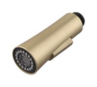LatoYard Testa spruzzatrice per lavello da cucina da 1,8 GPM per ricambio, rubinetto a 2 modalità flusso e spruzzo, design a colonna con finitura oro spazzolato, struttura in ABS con connettore G1/2