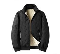 LatoYard Tuta da uomo in due pezzi, con cerniera intera, colletto alto, per palestra, corsa, autunno, inverno, taglie grandi L-5XL