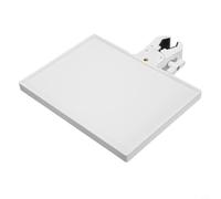LatoYard Vassoio per schede audio in plastica per supporto microfono, supporto a clip per telefono per trasmissione in diretta, compatibile con tubi da 1,3 a 4,7 cm (bianco)