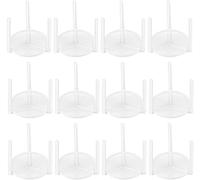 LATRAT 100 pezzi distanziatori per pizza tazze in plastica, supporto per ristoranti