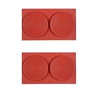 LATRAT 2 stampi in silicone a spirale per torte a strati, torte al formaggio, torte arcobaleno e cioccolato