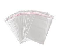 LATRAT 200 sacchetti di cellofane, sacchetto autoadesivo piccolo sacchetto alimentare, sacchetti in plastica pratici e durevoli ai matrimoni, 8 x 12 cm