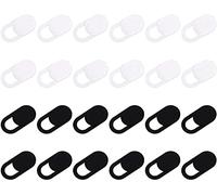 LATRAT 24 pezzi webcam cover ultra sottile webcam cover ultra sottile per protezione privacy per iPad, iPhone, laptop, PC, smartphone, tablet, ecc