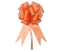 LATRAT 60 Pezzi Fiocchi Regalo Grandi, Coccarde Matrimonio Auto Fiocchi Decorazioni Nozze Nastro Addobbi Macchine Casa Giardino, 4,5 * 150 cm, Arancione