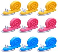 LATRAT 9 Fermaporta Blocca Porta Ferma Porte a forma di lumaca, protezione per bambini, protezione da morsetto, per porte, finestre, bambini, animali domestici