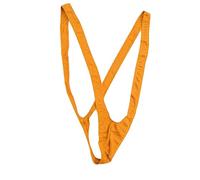 LATRAT Interno in Ropa, Costume Mankini di Borat, Taglia Unica Uomo(Arancione)