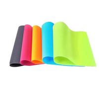 LATRAT Tappetini per frigorifero, 10 pezzi, per rimuovere l'umidità, ritagliabili, in silicone, per la famiglia, 45 x 29 cm, tinta unita, 10 pezzi