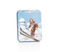 Latta di Cioccolato al Latte Serra da Estrela 50 g con Design Ispirato alla Regione della Serra da Estrela Ricco di Gusto Prodotto Gourmet di Origine Portoghese