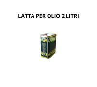 Latta Lattina Contenitore Tanica per Olio Uso Alimentare 2 Litri