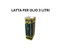 Latta Lattina Contenitore Tanica per Olio Uso Alimentare 3 Litri