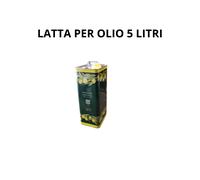 Latta Lattina Contenitore Tanica per Olio Uso Alimentare 5 Litri