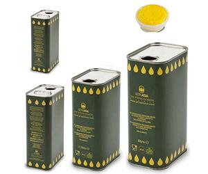 Latta Rettangolare Lt 5 h 313 mm per Olio con Tappo stagna tanica