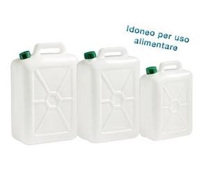 Latta Tanica Alimentare per Acqua in Plastica 20 Litri Ecoplast