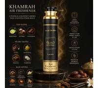 5pz Lattafa Khamrah profumo ambiente deodorante spray casa ufficio 300ml
