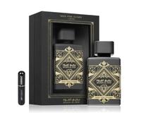 Lattafa Al Oud - Oud for Glory EDP 100 ml, profumo arabo unisex a lunga durata, con nebulizzatore ricaricabile da 5 ml, fragranza in legno oud, noce moscata, zafferano e patchouli (Oud for for
