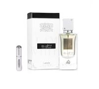 Lattafa Ana Abiyedh 60 ml Eau de Parfum, Profumo Arabo Unisex a Lunga Durata, Include Atomizzatore Ricaricabile, Fragranza con Note di Arancia Pera Vaniglia Ambra e Muschio (Ana Abiyedh)
