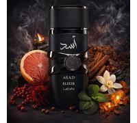 LATTAFA Asad Elixir EDP ml Profumo da uomo Ambré, vaniglia, tabacco e legno