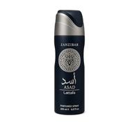 Lattafa ASAD Zanzibar Profumato Deodorant Spray for Unisex, 6.67 Ounce