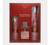 LATTAFA BADE'E AL OUD SUBLIME 100ML 3 PIECE GIFT SET BRAND NEW & SEALED