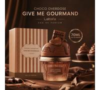 Lattafa /Choco Overdose Give Me Gourmand Eau De Parfum 70ML Regalo Pasqua Regalo Compleanno vetro