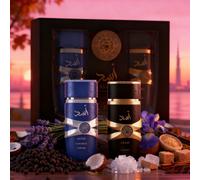 LATTAFA - COFANETTO REGALO ASAD Cofanetto regalo edizione 5° anniversario Asad (ASAD e ASAD ZANZIBAR) - 50 ml + 50 ml - Eau de Parfum - Unisex COFANETTO REGALO ASAD Cofanetto regalo Asad 5th Anniversa