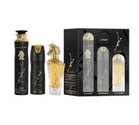 Lattafa - Cofanetto Regalo Maahir - Eau de Parfum 100 ml - Deodorante 200 ml - Deodorante 300 ml