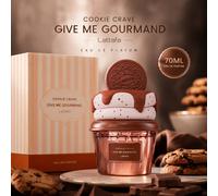 Lattafa/Cookie Crave Give Me Gourmand Eau De Parfum 70ML Regalo Pasqua Regalo Compleanno vetro
