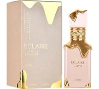 Lattafa Éclaire Eau De Parfum 100 ml - Profumo unisex di alta qualità con note di caramello, fiori bianchi e vaniglia, resistente e sofisticato per occasioni speciali o uso quotidiano