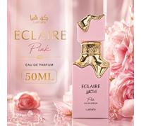 Lattafa Eclaire Pink Profumo 50ML Elegante Fragranza Dolce per Donne EDP a Lunga Durata vetro