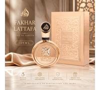 Lattafa Fakhar Gold Eau De Parfum 100ML Profumo da Donna Floreale Fruttato Dolce Fragranza di Lusso a Lunga Durata vetro