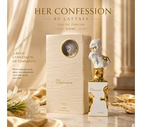 Lattafa Her Confession Eau De Parfum 100ML Profumo di Lusso Femminile Elegante e di Lunga Durata per Donne vetro