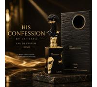 Lattafa His Confession Eau De Parfum 100ML Profumo di Lusso Premium a Lunga Durata per Uomo vetro