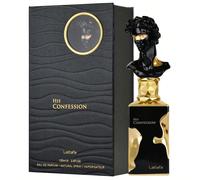 Lattafa His Confession Eau De Parfum per uomo EDP 3,4 oz/100 ml Profumo arabo di lunga durata per uomo e donna | Cofanetto regalo di fragranze di lusso | Profumo speziato, dolce e legnoso. Fragranze d