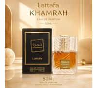 Lattafa Khamrah Profumo 50ML Fragranza Unisex Dolce Speziata Vaniglia Ambra Lunga Durata Eau De Parfum vetro