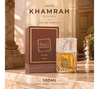 Lattafa Khamrah Qahwa Profumo 100ML Fragranza Unisex Caffè Speziato Vaniglia Dolce Lunga Durata Eau De Parfum vetro