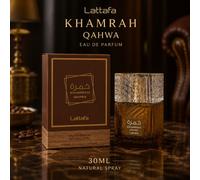 Lattafa Khamrah Qahwa Profumo 30ML Fragranza Unisex Caffè Speziato Vaniglia Dolce Lunga Durata Eau De Parfum vetro