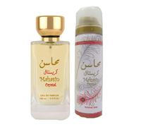 Lattafa Mahasin Crystal U Eau de Parfum 100 ml + Deodorante 50 ml
