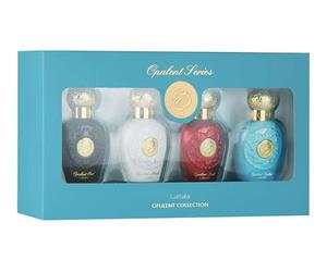 Lattafa Opulent Collection Eau de Parfum, 4 flaconi da 25 ml