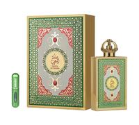 Lattafa Queen of Arabia Eau de Parfum 100 ml, profumo arabo da donna a lunga durata, include atomizzatore ricaricabile da 5 ml, fragranza femminile con Ylang-Ylang, rosa e vaniglia (Queen of Arabia)