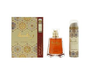 Lattafa Raghba 2 Piece Gift Set: EDP 100ml - Deodorant Spray 50ml For Unisex