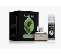 LATTAFA SHEIKH AL SHUYUKH BLACK EDP 50ML + DEO 50ML