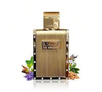 Lattafa - The Kingdom 100ML Eau de parfum uomo Note di testa: Salvia, Lavanda, MentaNote di cuore: Tabacco, Vaniglia, Fiore d'ArancioNote di fondo: Benzoino, Fava Tonka, LabdanoThe Kingdom for Men è u