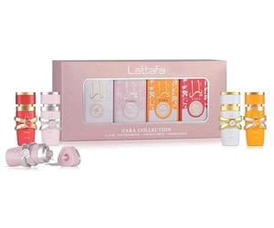 Lattafa Yara Collection - 4 × 5 ml Eau de Parfum Gift Set for Women (Yara + Moi + Tous + Candy)