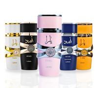 Lattafa Yara Collection Set da 5 pezzi - Yara Yara Moi Yara Tous Asad Asad Zanzibar - Eau De Parfum Spray 100ML (3.4 OZ)