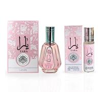 Lattafa Yara Mini Fascio per Donna (50 ML Edp Spray + 10 Profumo Roll On Olio )