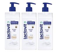 Latte corpo nutriente Lactovit per pelli normali - secche - confezione da 400 ml da 3 unità