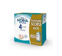 Latte crescita liquido nidina optipro 4 - formato scorta 6x1l - nestlè