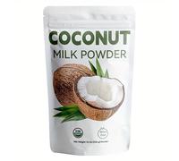 Latte Di Cocco In Polvere Biologico, Panna Senza Lattosio, Perfetto Per Caffè, Tè E Frullati, Ricco E Cremoso, Busta Richiudibile,1pcs