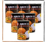 Latte di Cocco per Cucinare Coconut Milk for Cooking Aroy-D Thailandia 6x400ml